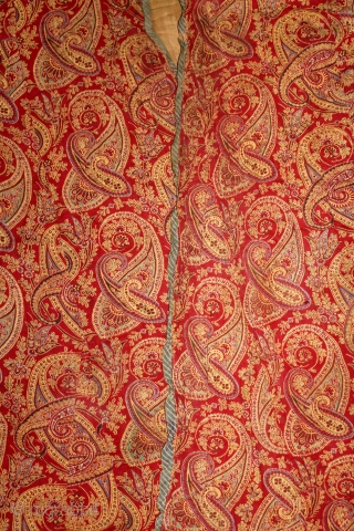 Indian Mughal Robe Roller Print from Manchester England made for Indian Market,India.Circa 1900.Royals family Rajasthan India.(DSL03870).                 