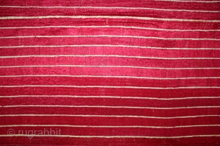 Thirma Phulkari From West(Pakistan)Punjab India Called As Thirma Bagh.C.1900.Floss Silk on Hand Spun Cotton khaddar Cloth. Its size is 138cm x 244cm.(DSC05630).           
