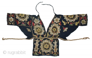 Women Blouse Backless(Choli) From Himachal Pradesh,Chamba India.C.1900.(DSL03250).                          