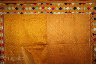 Vari-Da-Bagh from West (Pakistan) Punjab India Called As Vari-Da-Bagh.Extremely Fine Phulkari.This bagh was gifted to the bride by her in-laws when she was entering their house, her new home, on the wedding  ...