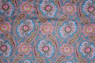 Manchester Roller Print Chakla(Wall hanging) From Manchester England made for Indian Market.C.1900. Roller Printed on Cotton.Its size is 76cm x 80cm.(DSL03920).            