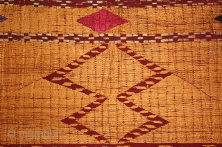 Sarpallu Phulkari from East(Punjab)India called As Sarpallu. Rare Design.Extremely Fine Phulkari.(DSC01430).                      