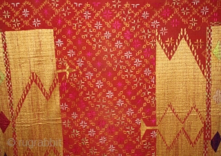 Sarpallu Phulkari from East(Punjab)India called As Sarpallu. Rare Design.Extremely Fine Phulkari.(DSC01480New).                      