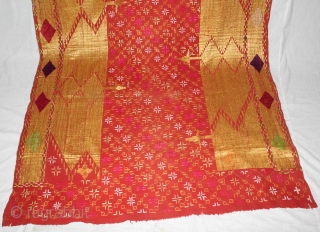 Sarpallu Phulkari from East(Punjab)India called As Sarpallu. Rare Design.Extremely Fine Phulkari.(DSC01480New).                      