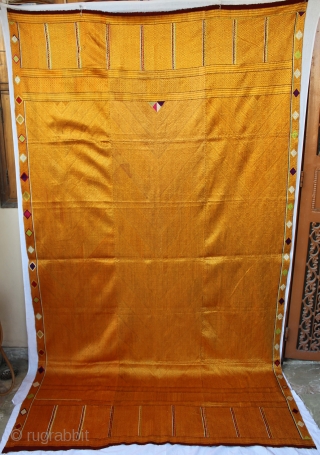 Vari-Da-Bagh from West (Pakistan) punjab India Called As Vari-Da-Bagh,Very Rare influnence of Njariya Design.This bagh was gifted to the bride by her in-laws when she was entering their house, her new home,  ...