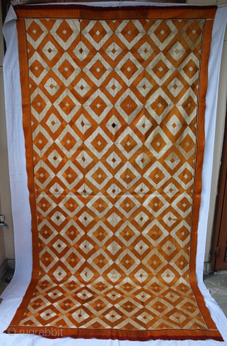 Vintage Phulkari from west (Pakistan) Punjab India Called As Patang Bagh,Very Rare influence of Design.Prefect Condition(DSC00600New).                 