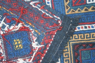 Stunning Caucasian verne cover, great colours and condition
58in by 82in                       