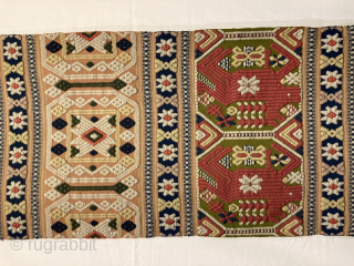 Early 20th century Swedish folk art piece, 3.52m by 0.51m
Great retail ready condition.
Contact gene@heritage-rugs-antiques.com for price and more pics if needed            