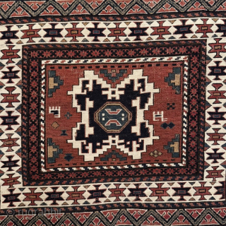 South Caucasian soumak bagface 0.65m by 0.62m
Contact gene@heritage-antique-rugs.com for more pics, price etc.