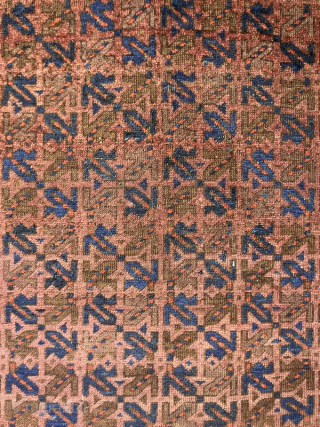 Late 19th century Belouch rug, 2.05m by 1.20m
Good condition for its age.
email me at gene@heritage-antique-rugs.com                  