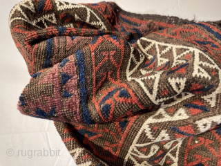 Late 19th century Belouch rug, 2.05m by 1.20m
Good condition for its age.
email me at gene@heritage-antique-rugs.com                  