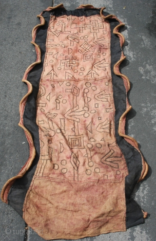Congo raffia skirt (ntshak) 
70cm by 170cm                          