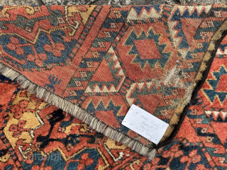 Fragment of a 19th century Ersari main carpet. Great colour with full pile, with some small areas of wear
2.09m by 1.16m
Contact gene@heritage-antique-rugs.com for more pics, price etc
WhatsApp +44 (0)7803341863