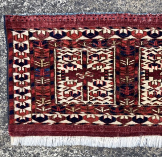 Finely woven mid 19th century Tekke mafrash in superb condition, conserved.
65cm by 24cm
Contact gene@heritage-antique-rugs.com for more pics, price etc.              
