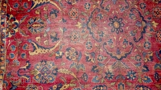 Sarouq Carpet, ca. 1920, 7’11” x 14’6” / 241 x 442 cm.                     