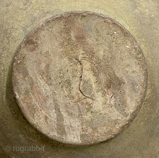 Nishapur Calligraphic Ceramic Bowl, ca. 9th-10th Century

Diameter: 8” //  30.5 cm

Height: 2 3/8” // 6 cm

Diameter Base: 3 1/2” // 9 cm

Interior decorated with Naksh Arabic script ( Kufic ) characters  ...