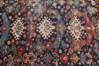 Caucasian Bidjov rug. It has a date: 1322/1904.                         