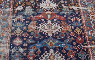 Caucasian Bidjov rug. It has a date: 1322/1904.                         