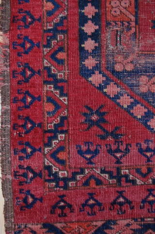 Ersari rug. 92x98cm. End of 19th century.                          