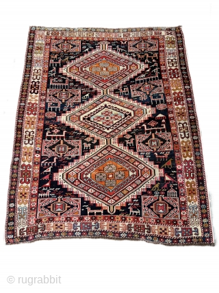 Antique Shirvan rug. Really charming piece. 
3'9" x 5'1"                        