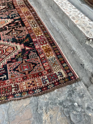 Antique Shirvan rug. Really charming piece. 
3'9" x 5'1"                        