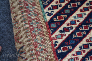 Antique runner from Jim Dixon and the northeast Caucuses. Last quarter of the 19th century. Overall great pile. 
3'3" x 9'9" or  99 x 298cm. Please contact me at Steven.malloch@gmail.com or  ...
