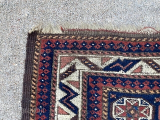Antique Baluch bag face with a great range of colors. 2'4" x 3'0". Cheers.                   