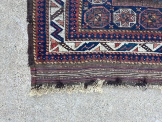 Antique Baluch bag face with a great range of colors. 2'4" x 3'0". Cheers.                   