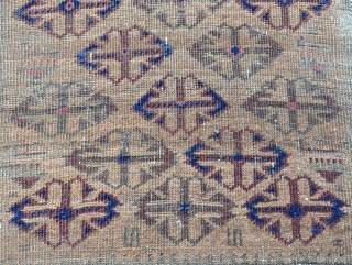 19th century Baluch rug. Former Jack Cassin collection. Camel wool field.

2'8" x 4'7"                    