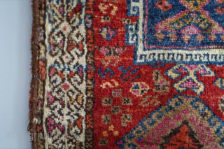 Antique Yoruk, East Anatolian rug with beautiful colors. I've had people mention it has Armenian influence. 3'3" x 6'5" or 99 x 196cm. Please contact me at steven.malloch@gmail.com or gerrerugs@gmail.com for purchase  ...