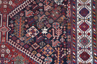 Antique Shekarlu rug. It has some low pile in a few spots but mostly good. 5'6" x 9'1". It's a beautiful one that you could look at for years. Contact me at  ...