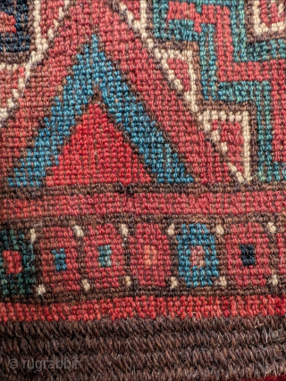 Wonderful Ersari main rug. I see it as 3rd quarter 19th century or earlier. It surprisingly has some use of silk, an unusual feature on an Ersari main. 9'2" x 6'11" or  ...