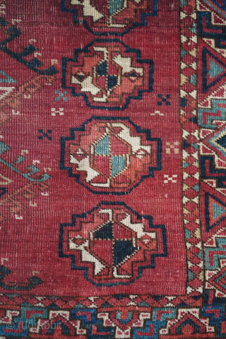 Mid 19th century Ersari, small chuval or mafrash. It's a charming piece. No repairs. Please contact me at steven.malloch@gmail.com or gerrerugs@gmail.com for purchase or questions. Please don't use Rugrabbits system as it's  ...