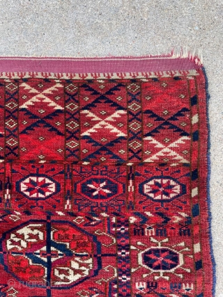 Antique Tekke wedding rug. 3'0" x 3'4". Good pile. Reasonable price.

Cheers.                      