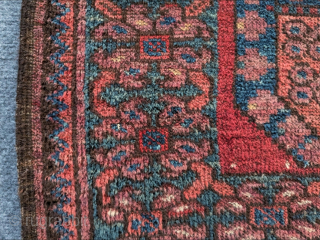 Antique Ersari wedding rug. Rare border and an overall charming rug.

3'0" x 3'4" or 92 x 102cm

Please contact me at steven.malloch@gmail.com or gerrerugs@gmail.com for purchase or questions. Cheers.     