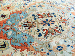 antique kashan mohtasham good condition size:205X127                           