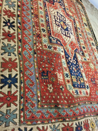 Caucasian Sewan (Sevan) Kazak Rug, MIS:210x159 CM Good Condition                        