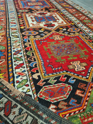 ANTIQUE GARABAGH IN PERFECT CONDITION SIZE 350X93 CM                         