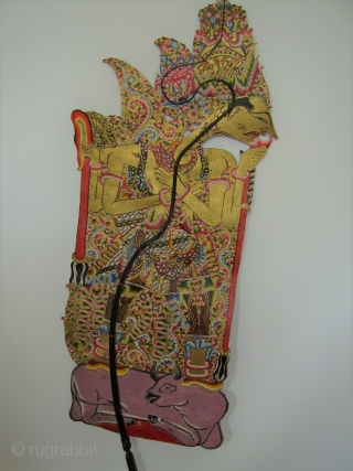 Wayang Kulit Javanese Shadow Puppet : Batara Guru

Batara Guru is the name of a supreme god in Indonesian Hinduism.
His name is derived from Sanskrit Bhattaraka which means “noble lord".
He is thought of  ...