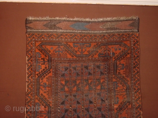 wonderful drawing, great sized baluch tentrug 1880, three very tiny holes, wonderful detail, great natural colors, the width of headends differ 3 inch, no stains
flat laying
104(95)x 193cm
3.5(3.2)x6.4ft      