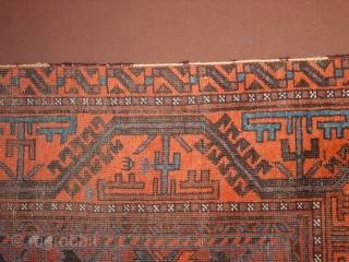 wonderful drawing, great sized baluch tentrug 1880, three very tiny holes, wonderful detail, great natural colors, the width of headends differ 3 inch, no stains
flat laying
104(95)x 193cm
3.5(3.2)x6.4ft      