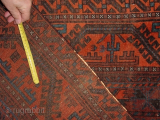 wonderful drawing, great sized baluch tentrug 1880, three very tiny holes, wonderful detail, great natural colors, the width of headends differ 3 inch, no stains
flat laying
104(95)x 193cm
3.5(3.2)x6.4ft      