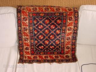 wonderful 1870 antique caucasian bagface, all great natural colors, no repairs, no stains, 
55x60 cm
1.8x2ft                  