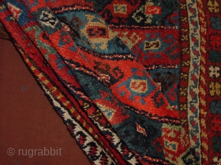 wondeful condition, great natural colors, great pile, headends professionale secured and complete, tibal kurd
not perfectly rectangular, flat laying, no repairs, no stains
great size 140x250cm
4.7x8.3ft         