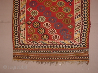 Wonderful antique QASHQAY KILIM  all fabulous natural colors, one very small repair, no stainbs, no fading at all, simply gorgeous, see also my eBaypages
groen7groen
240x160cm without tassels
8x5.3ft without tassels, one tassel is  ...