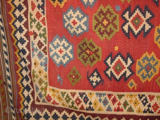 Wonderful antique QASHQAY KILIM  all fabulous natural colors, one very small repair, no stainbs, no fading at all, simply gorgeous, see also my eBaypages
groen7groen
240x160cm without tassels
8x5.3ft without tassels, one tassel is  ...
