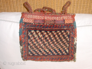 wonderful chanteh, great pile, great natural colors, original kelim back, original closingrings

27x25cm
0.9x0.8ft
                     