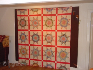 wonderful!!! fine quilt, so beautiful. It has no tears, no holes, it has some faint fingertipsicxze spots, might go out with a wash, I bought like this. Amazing beauty with delightfull stars  ...