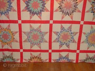 wonderful!!! fine quilt, so beautiful. It has no tears, no holes, it has some faint fingertipsicxze spots, might go out with a wash, I bought like this. Amazing beauty with delightfull stars  ...