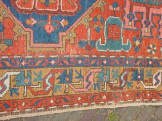 wonderful antique karadjah runner/ long rug  102x307cm (3.4x10.2ft)  great natural colors, original selvedges and complete headends, some locally low pile, no stains, no tears, no mothdamage, no holes, flat laying  ...